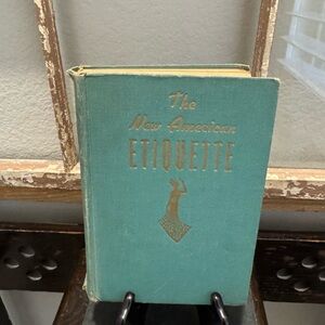 Vintage Green Etiquette Book